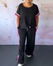Women's Clothing Fashion Round Neck Short Sleeved Sports Leisure Suit_ecoleips.com