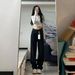 New High-waisted Black Jeans For Women 2023, Popular Slim-fit, Loose, Versatile Straight-leg Denim Pants, Vintage Style_ecoleips.com