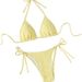 Women's Clothing Specialty Fabric Two Piece Bikini Set With Laces Regular Fit For Spring/Autumn/Summer Sexy Vacation Style Available_ecoleips.com