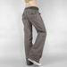American Street Pocket Hot Girl Straight Leg Workwear Pants Women's Casual Outdoor Tie Low Waist Jeans_ecoleips.com