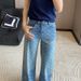 Retro Rhinestone & Jacquard Diamond Pattern Jeans For Women | Flared Wide-Leg Trousers With Soft Drape | Vintage Style Comfort Pants_ecoleips.com