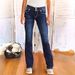 Women's Clothing Denim Trousers Retro Double Button Jeans_ecoleips.com