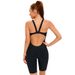 Women’s Clothing New Sports Tight One Piece Swimsuit Women's Sexy Backless Conservative Shorts Swimsuit_ecoleips.com