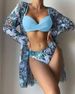 New Foreign Trade Three-Piece Set With Outer Cover European And American Women's Fashion Two-Piece Swimsuit_ecoleips.com