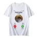 Dank Meme Hamster Staring Front Camera Hampter Calling T-shirt Fashion Short Sleeve T-shirts Oversized Streetwear Unisex_ecoleips.com