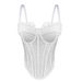 Women's Clothing New Sexy Lace Camisole For Women To Wear As Outerwear Shaping Bra Gathered Underwear Fishbone Tube Top_ecoleips.com