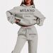 Women's Casual Comfortable Fleece Hoodie Sweater Suit Simple Design Autumn Clothing Wholesale International Hot Selling_ecoleips.com
