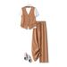 Women's Clothing Cool And Sassy Outfit Unique And Beautiful Suit Temperament Fashion Suit_ecoleips.com