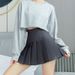 High Quality Pleated Skirt Women's 2025 Summer Spring Autumn And Winter Black Skirt High Waist A Thin Versatile Skirt_ecoleips.com