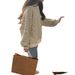 Elegant Striped Sweatshirt Women, Spring And Thin Style, 2023 New Loose Chic Hong Kong Style Early Autumn Top For Women_ecoleips.com
