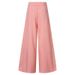 High-Waisted Wide-Leg Pants For Women, Lightweight Polyester Work Pants, Office & Casual Trousers (S-5XL, 8 Colors)_ecoleips.com