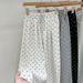 Women's Clothing Women's Simple And Comfortable Polka Dot Pants Breathable Drawstring Pants Casual Sports Wide Leg Pants_ecoleips.com