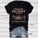 European And American T-Shirt Summer Women's Western Cowboy Retro Pattern Round Neck Short Sleeve Casual Fashion Export_ecoleips.com