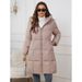 Oversized Hooded Parka Coat For Women - Extra Warm Long Puffer Jacket With High-Collar & Zipper Closure (S-XXXL, Beige/Black/Brown/Khaki/Red)_ecoleips.com