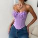 Diamond Shaped Underwire Boning Bralette Top, Bestseller, Foreign Trade Hot Girl Low Cut Satin Butterfly Strapless Top_ecoleips.com
