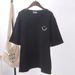 White T-shirt Women's Short Sleeves 2025 Summer New Korean Loose Plus Size Top_ecoleips.com