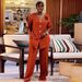 Women's Clothing Women's European American Style Sweet Fresh V Neck Short Sleeve Shirt And High Waist Straight Leg Pants Two Piece Set Autumn_ecoleips.com