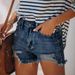 Women’s Clothing The New Popular Stretchy Ripped Tassel Women's Denim Shorts Popular Wish Super Hot_ecoleips.com