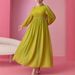 Women's Clothing New Autumn And Winter Women's Clothing Solid Color Stitching Fashion Temperament Ladies Dress_ecoleips.com
