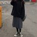 Popular Women's Sweatshirt Spring And Autumn, Ulzzang Cotton Thin Solid Color Jacket, Trendy Loose Top For Students_ecoleips.com