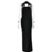 Spring New Strapless And Waist Cinched Women's Long Skirt Elegant Ribbon Backless Sexy Hip Hugging Dress_ecoleips.com