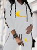 Women's Trendy Two-Piece Sportswear Set Casual Lounge Streetwear Outfit Black/Brown/White S-XXL_ecoleips.com