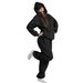 Women's Casual Hoodie & Pants Set - Cozy Loungewear Two-Piece Outfit With Eye Mask, Soft Polyester, Oversized Fit, Solid Colors_ecoleips.com