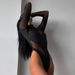 Women's Clothing Long Sleeve Street Sexy Mesh Splicing Tight Bodysuit_ecoleips.com