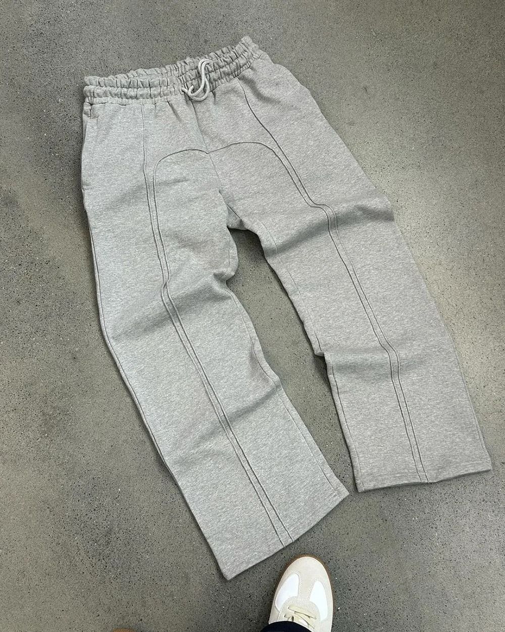 Women's Clothing Sweatpants Casual Elastic Rope Trousers High Street Hip Hop Rap Street Wear_ecoleips.com