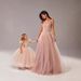 Elegant Mesh Sweetheart Neckline Ball Gown – Bridal Toast Dress & Stage Performance Dress With Matching Kids' Sizes_ecoleips.com