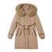 Women's Winter Parka Coat With Detachable Inner Lining, Thickened Warm Jacket, Slim Waist Design, Plus Size Available In Multiple Colors_ecoleips.com