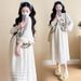 Real Shot In Stock~ Autumn New Fashion Gentle Korean Style Sweet Age-Reducing Slimming Versatile Maternity Set_ecoleips.com