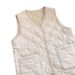 Women's Quilted Sleeveless Vest Jacket – Lightweight Winter Puffer Vest With Stand Collar, Stylish Outerwear For Casual & Layering_ecoleips.com