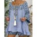 2025 Spring New Women's Fashion Leopard Pattern Splicing Loose Large Cotton And Set For Women_ecoleips.com