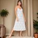 Aria Basics Aria Basics Spring Summer Cross-border European And American Women's Wear Pajamas, Printed Modal Camisole Long Dress, Casual Home_ecoleips.com