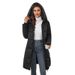 Oversized Hooded Parka Coat For Women - Extra Warm Long Puffer Jacket With High-Collar & Zipper Closure (S-XXXL, Beige/Black/Brown/Khaki/Red)_ecoleips.com