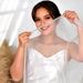 Manzhen French Style Beaded Veil Cathedral Length Wedding Veil Exquisite Main Dress Accessory for Brides Leaving Home V156_ecoleips.com