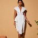 Women's Clothing Small Dress Space Layer Temperament Elegant V Neck Worry Free Slim Slit Dress_ecoleips.com