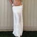 Talenza Lace Hollow Out Skirt Women's Sexy See Through Texture Patchwork Pleated Skirt Female 2025 Summer Vacation Casual Skirt_ecoleips.com