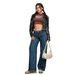 European And Cross-border Low-waist Wide-leg Jeans For Women, 2024 New Model, Slimming, Floor-length, Straight Cut,_ecoleips.com