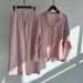 Women's Retro Cotton Linen Shirt Set Plus Size High Waisted Loose Fitting Trousers Two Piece Casual Comfortable Fashion_ecoleips.com