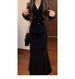 Luxury Two-Piece Set – Elegant Korean-Style Blazer & Skirt Outfit For Women (S/M/L/XL, Black)_ecoleips.com