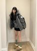 girl Korean Style Couple Down Cotton Jacket Winter New Thickened High-end Feel Petite American Retro Parka_ecoleips.com