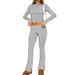 Women's Slimming Low-Rise Bootcut Trousers Fashion Staple Flared Pants Stretch Comfort Versatile Chic Bootcut Trousers_ecoleips.com