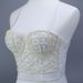 Luqiuguo Women's Inner Black Pearl Camisole Vest Outer Wear Beautiful Back Sexy Tube Top DB992_ecoleips.com