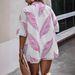 2024 European And American Cross-Border Spring Summer New Women's Fashion Printed Casual Vacation Style Cardigan_ecoleips.com