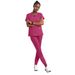 Women's Clothing Washing Clothes Doctor Short Sleeved Hollow Work Clothes SPA Hospital Operating Room Washing Clothes Set Cross Border Elastic Casual_ecoleips.com