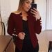 Elegant Long Sleeve Blazer With Button Cuffs For Women – Slim Fit Office Jacket, Versatile Styling, Plus Size Options_ecoleips.com