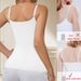 European And American Style Double-shoulder Fully Fixed Cup Camisole Bra, Summer Tank Top With Chest Pads For_ecoleips.com