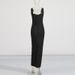 Women’s Clothing sexy hot girl style hip skirt spring new U neck backless diamond studded celebrity suspender dress for women_ecoleips.com